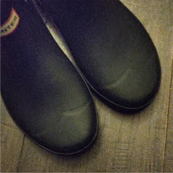 Hunter Black Short Kids Rain Boots - Picture 4 of 7